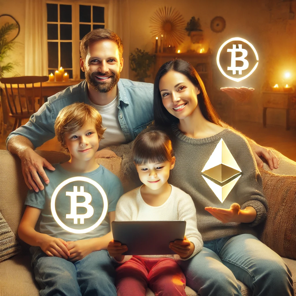 Krypto Sparplan für die ganze Familie